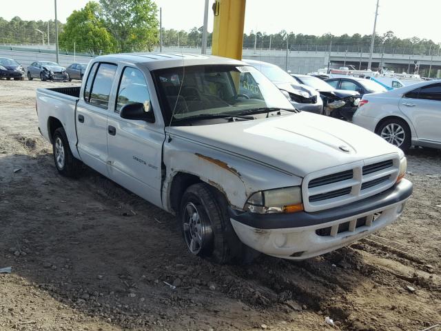 1B7HL38X52S531084 - 2002 DODGE DAKOTA QUA WHITE photo 1