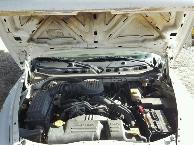 1B7HL38X52S531084 - 2002 DODGE DAKOTA QUA WHITE photo 7