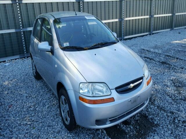 KL1TD66617B788115 - 2007 CHEVROLET AVEO BASE Gümüş foto 1