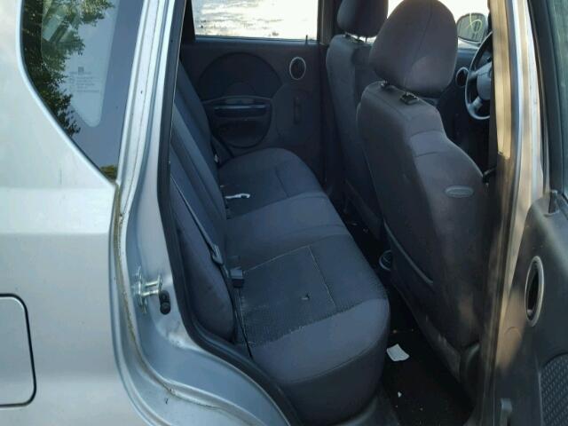 KL1TD66617B788115 - 2007 CHEVROLET AVEO BASE Gümüş foto 6