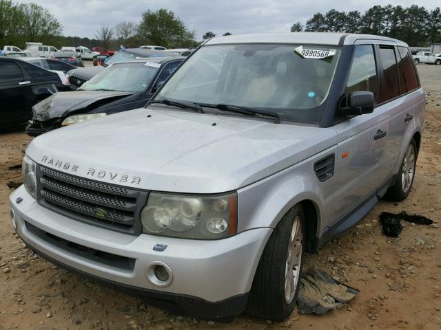 SALSF25456A909314 - 2006 LAND ROVER RANGE ROVE SILVER photo 2