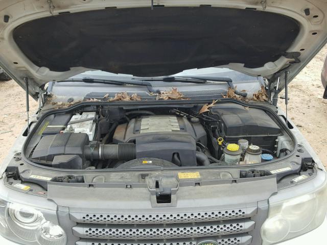 SALSF25456A909314 - 2006 LAND ROVER RANGE ROVE SILVER photo 7