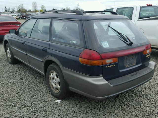 4S3BG6857V7601492 - 1997 SUBARU LEGACY OUT BLUE photo 3