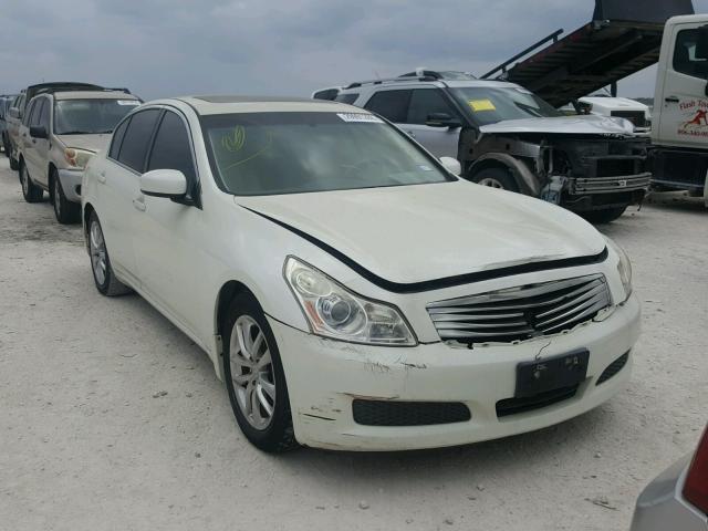 JNKBV61E57M702226 - 2007 INFINITI G35 WHITE photo 1