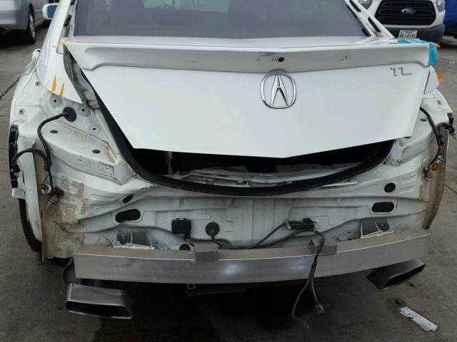 19UUA8F52DA010885 - 2013 ACURA TL TECH WHITE photo 9