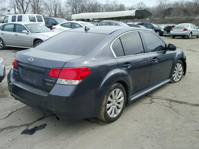 4S3BMDK6XB2238063 - 2011 SUBARU LEGACY 3.6 GRAY photo 4