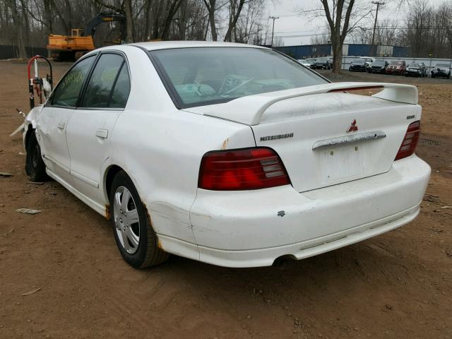 4A3AA46G91E028586 - 2001 MITSUBISHI GALANT ES WHITE photo 3