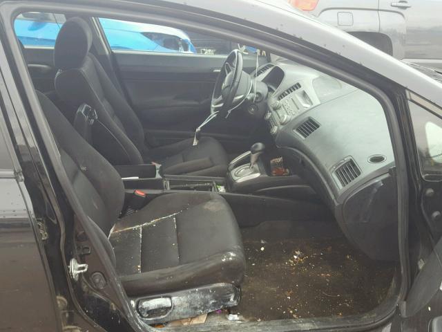 19XFA1F65BE036902 - 2011 HONDA CIVIC LX-S შავი ფოტო 5