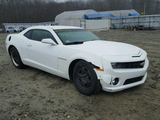 2G1FA1E34D9120257 - 2013 CHEVROLET CAMARO LS WHITE photo 1