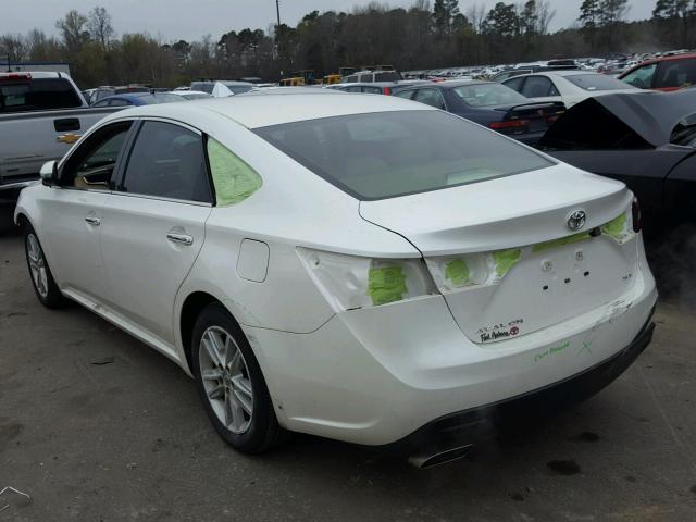 4T1BK1EB8EU102824 - 2014 TOYOTA AVALON BAS WHITE photo 3