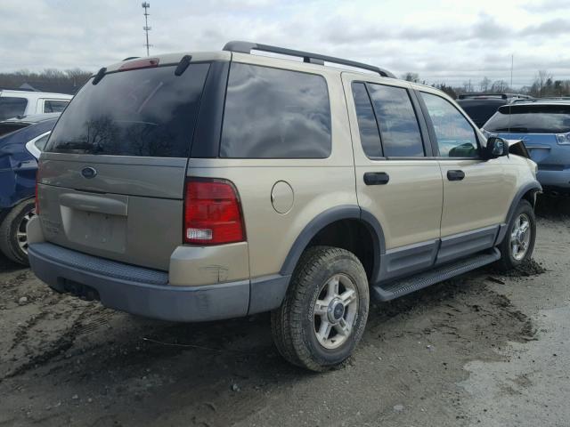 1FMZU73K33UA75026 - 2003 FORD EXPLORER X BEIGE photo 4