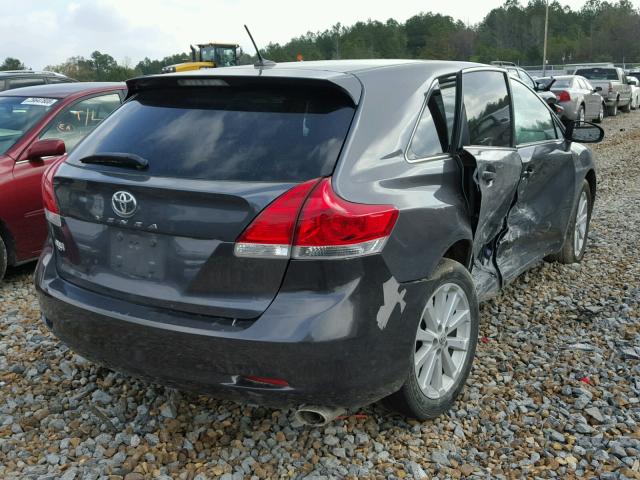 4T3ZA3BB6BU042093 - 2011 TOYOTA VENZA BASE CHARCOAL photo 4