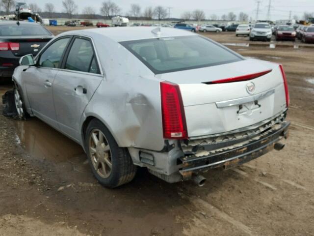 1G6DF577290112069 - 2009 CADILLAC CTS SILVER photo 3