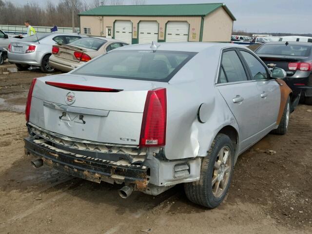 1G6DF577290112069 - 2009 CADILLAC CTS SILVER photo 4