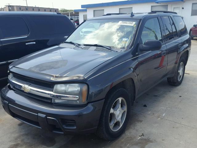 1GNDS13S172298952 - 2007 CHEVROLET TRAILBLAZE CHARCOAL photo 2