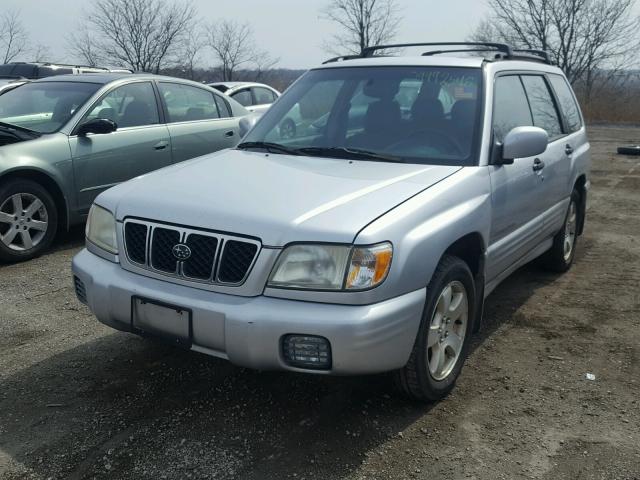 JF1SF65622H745236 - 2002 SUBARU FORESTER S Արծաթագույն լուսանկար 2