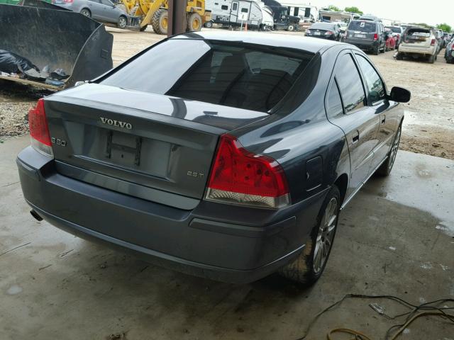 YV1RS592372636553 - 2007 VOLVO S60 2.5T GRAY photo 4