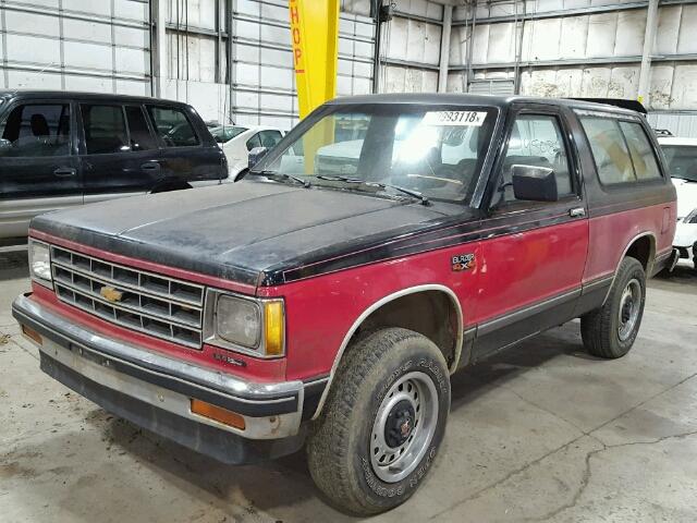 1G8CT18R9G0134619 - 1986 CHEVROLET BLAZER S10 TWO TONE photo 2