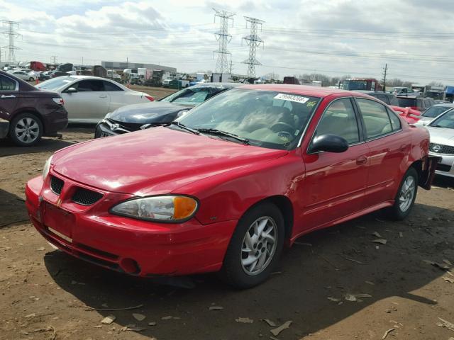 1G2NF52E54C141360 - 2004 PONTIAC GRAND AM S 红色 照片 2