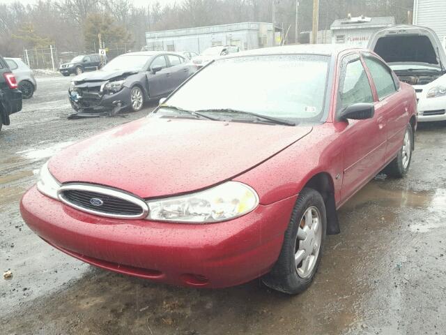 3FAFP6633YM116382 - 2000 FORD CONTOUR SE RED photo 2