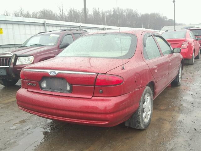 3FAFP6633YM116382 - 2000 FORD CONTOUR SE RED photo 4
