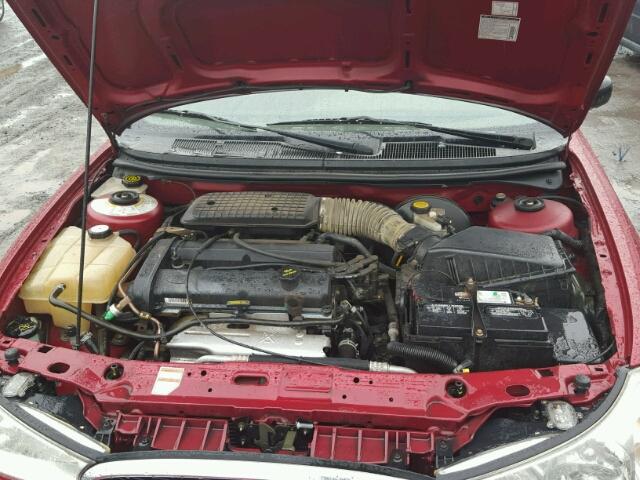 3FAFP6633YM116382 - 2000 FORD CONTOUR SE RED photo 7