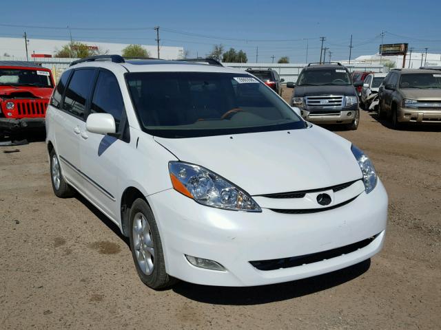 5TDZA22C86S471584 - 2006 TOYOTA SIENNA XLE WHITE photo 1