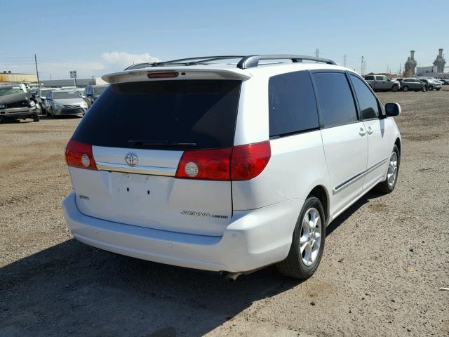 5TDZA22C86S471584 - 2006 TOYOTA SIENNA XLE WHITE photo 4