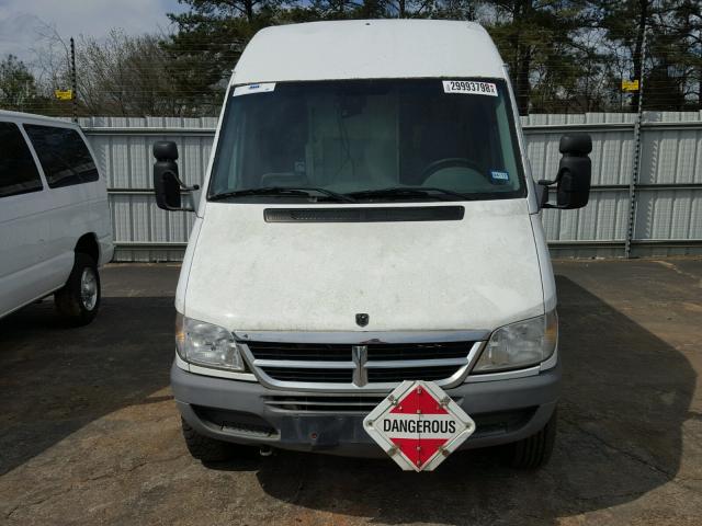 WD0PD744465953435 - 2006 DODGE SPRINTER 2 WHITE photo 9