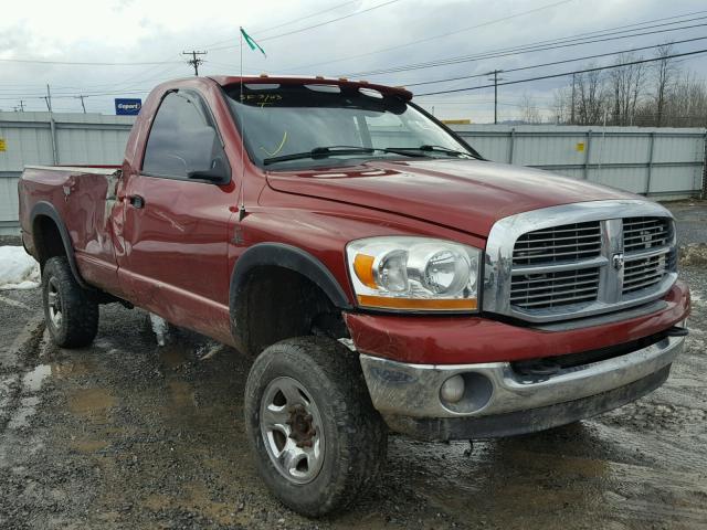 3D7KS26C46G172624 - 2006 DODGE RAM 2500 S MAROON photo 1