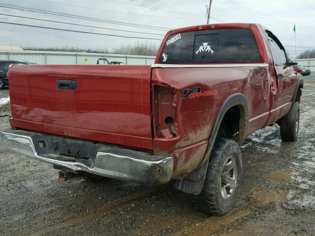 3D7KS26C46G172624 - 2006 DODGE RAM 2500 S MAROON photo 4