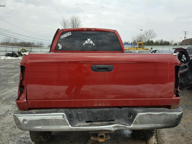 3D7KS26C46G172624 - 2006 DODGE RAM 2500 S MAROON photo 6