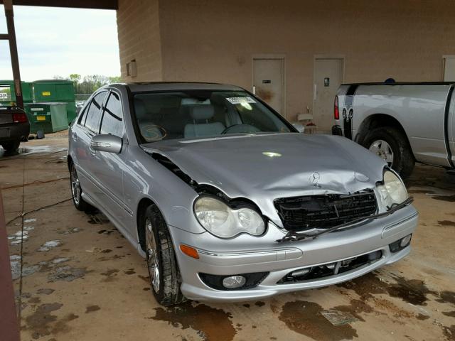 WDBRF52H96F801780 - 2006 MERCEDES-BENZ C GENERATI SILVER photo 1