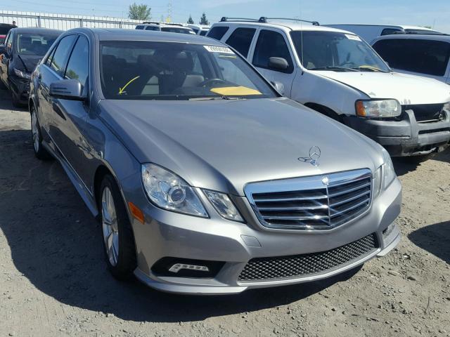 WDDHF2EB0BA299855 - 2011 MERCEDES-BENZ E 350 BLUE GRAY photo 1