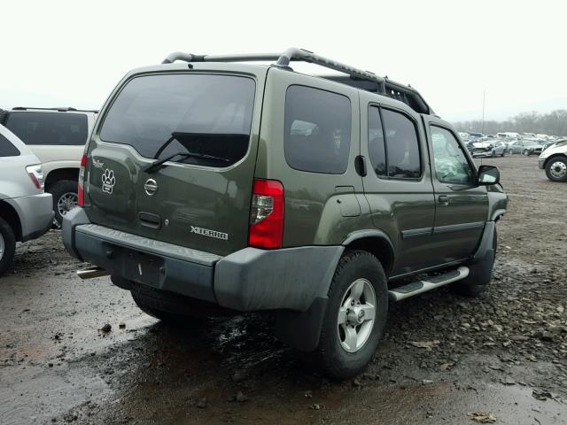 5N1ED28YX4C665620 - 2004 NISSAN XTERRA XE GREEN photo 4