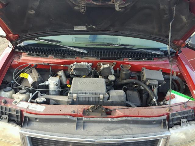 1GKDM19W2XB510050 - 1999 GMC SAFARI XT RED photo 7