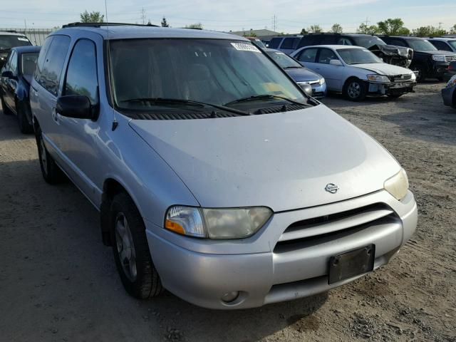 4N2ZN16T92D807982 - 2002 NISSAN QUEST SE SILVER photo 1