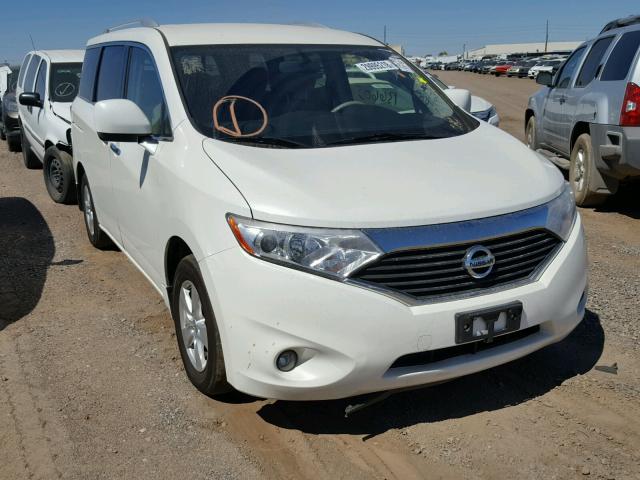 JN8AE2KP8D9069214 - 2013 NISSAN QUEST S WHITE photo 1