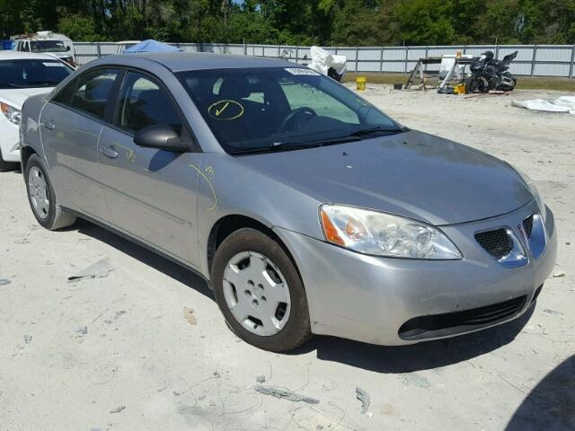 1G2ZG558764258455 - 2006 PONTIAC G6 SE1 SILVER photo 1