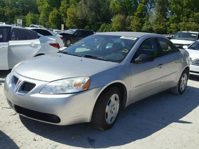 1G2ZG558764258455 - 2006 PONTIAC G6 SE1 SILVER photo 2