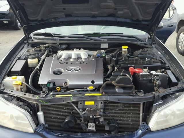 JNKDA31A14T206857 - 2004 INFINITI I35 BLUE photo 7