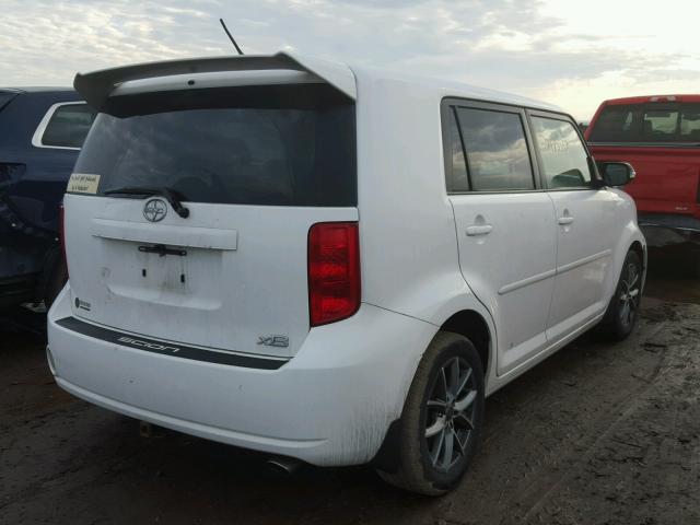 JTLKE50E881050254 - 2008 TOYOTA SCION XB თეთრი ფოტო 4