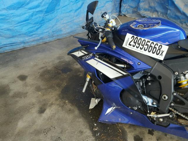 JYARJ16E7CA024352 - 2012 YAMAHA YZFR6 BLUE photo 5