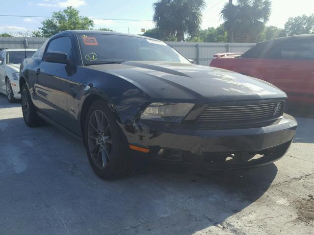 1ZVBP8AM1C5238514 - 2012 FORD MUSTANG BLACK photo 1