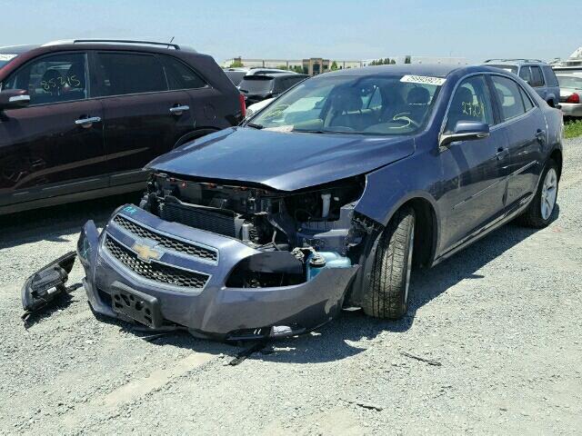 1G11C5SA6DF317789 - 2013 CHEVROLET MALIBU BLUE photo 2