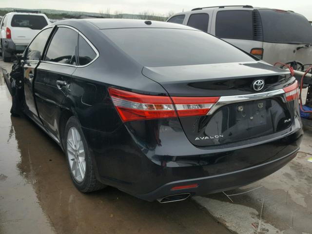 4T1BK1EBXEU114778 - 2014 TOYOTA AVALON BAS BLACK photo 3
