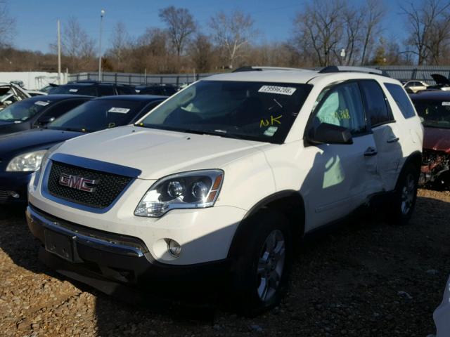 1GKKRPED9BJ393498 - 2011 GMC ACADIA SLE WHITE photo 2