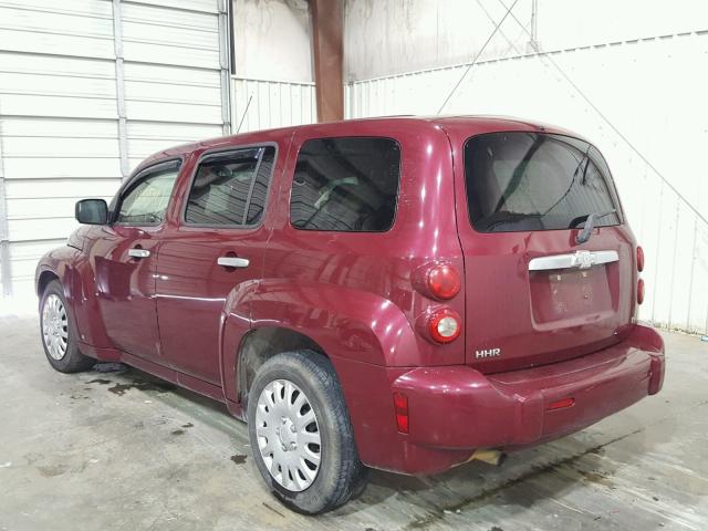 3GNDA13DX7S612042 - 2007 CHEVROLET HHR LS MAROON photo 3