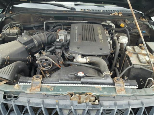 JA4MT21H11P028613 - 2001 MITSUBISHI MONTERO SP GREEN photo 7