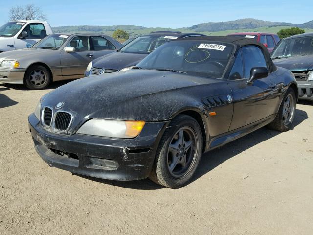 4USCH7327VLB79877 - 1997 BMW Z3 1.9 BLACK photo 2